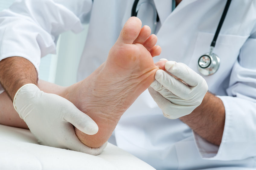 Footcare -- doctor and patient